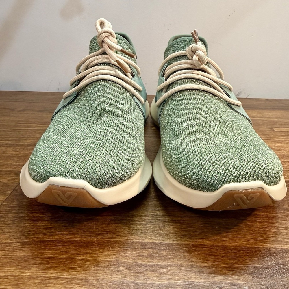 Vessi Women's Everyday Classic Sneaker Fig Green On Off White New In Box Size 10 - Picture 5 of 14